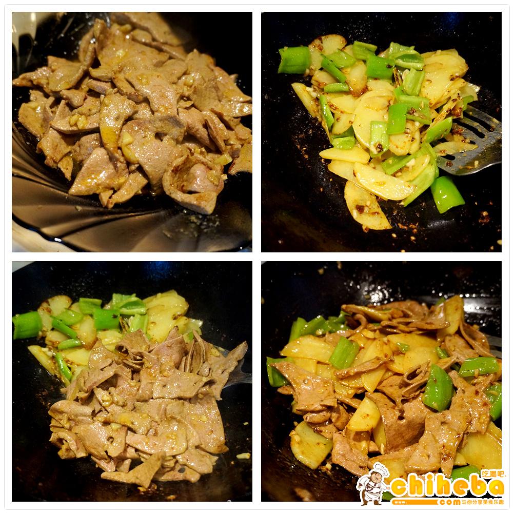 猪肝土豆片-超级的下饭菜的做法 步骤2